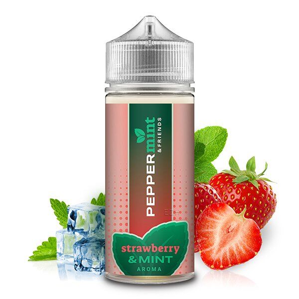 Peppermint &amp; Friends - Strawberry &amp; Mint Aroma 20ml