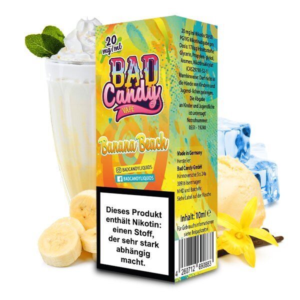 Bad Candy - Banana Beach Nikotinsalz 10ml
