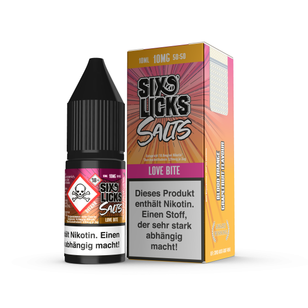 Six Licks - Love Bite Nikotinsalz 10ml