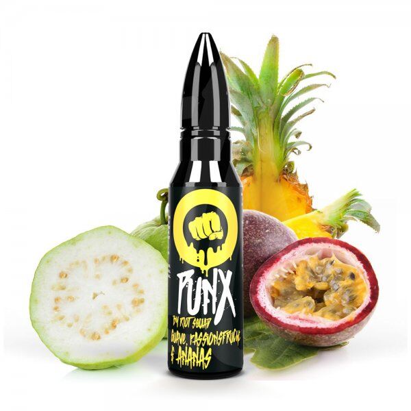 Riot Squad - PUNX - Guave, Passionsfrucht und Ananas Aroma 15ml