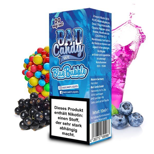 Bad Candy - Blue Bubble Nikotinsalz 10ml