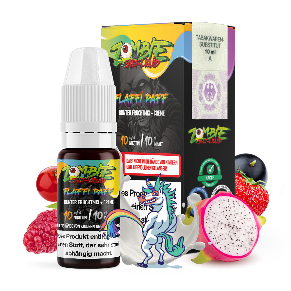 Zombie - Flaffi Paff Nikotinsalz 10ml bei 💜 Vape-Customs.de kaufen!