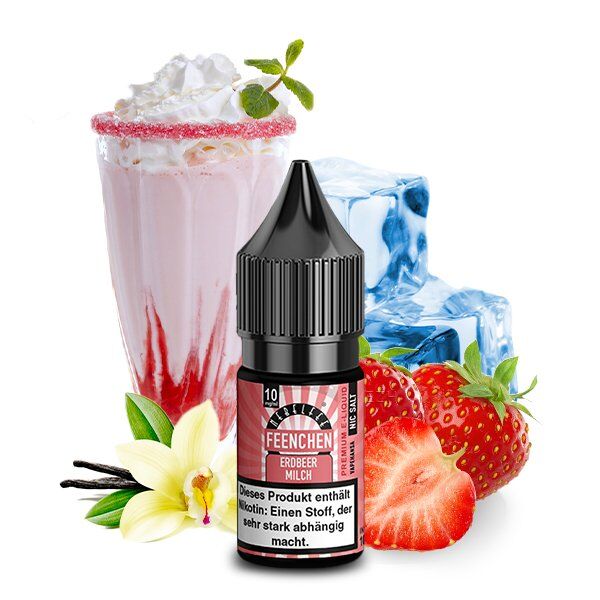 Nebelfee - Feenchen Erdbeermilch Nikotinsalz 10ml
