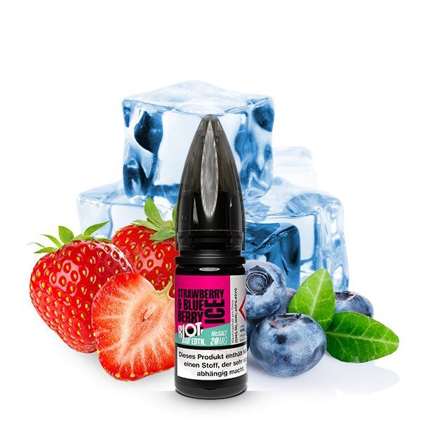 Riot Salt BAR EDTN - Strawberry Blueberry Ice Nikotinsalz 10ml